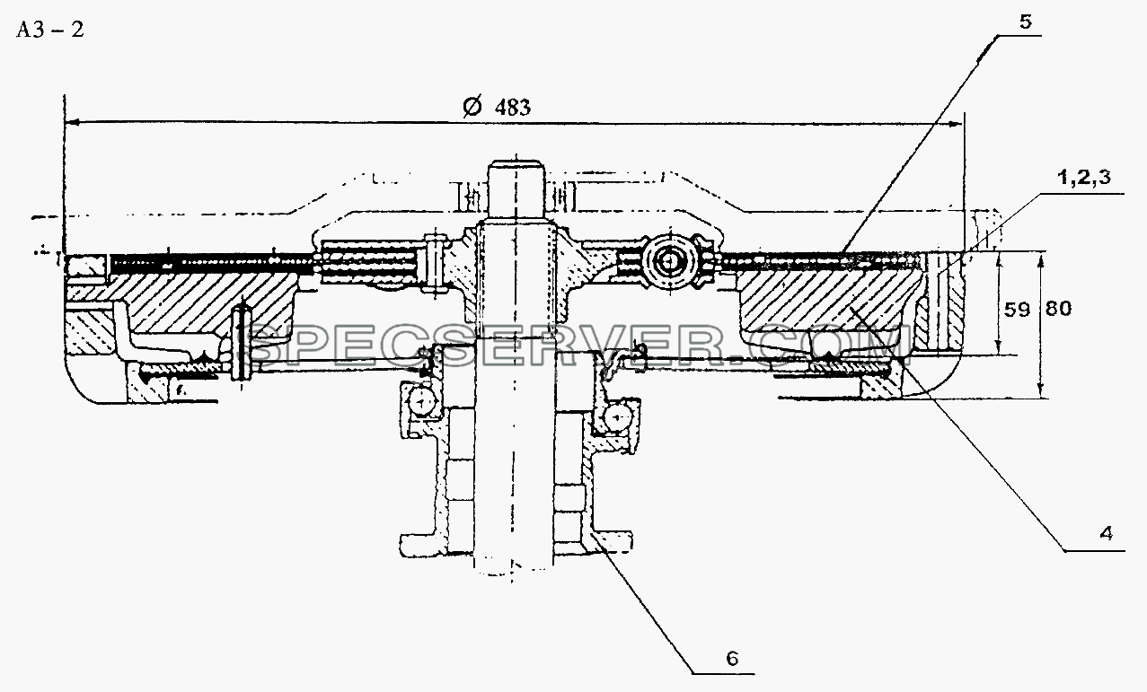 Ф430mm CLUTCH (A3-2) для Sinotruck (полного) (список запасных частей)