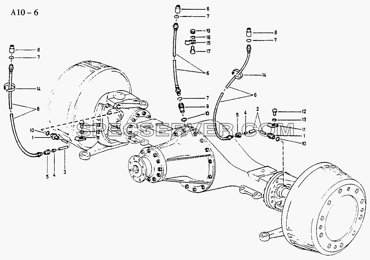INTEGRATED BREATHER (A10-6) для Sinotruck (полного) (список запасных частей)