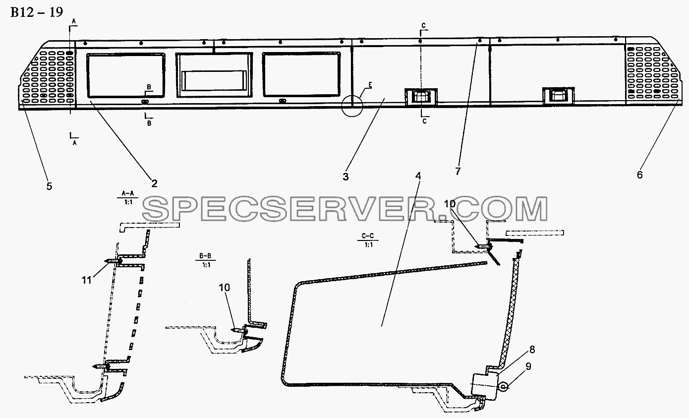 SHELF FOR CAB 