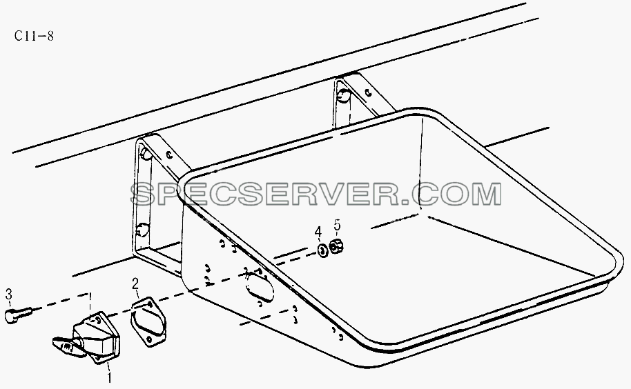 BATTERY, MAIN SWITCH (C11-8) для Sinotruk 6x6 Tipper (336) (список запасных частей)