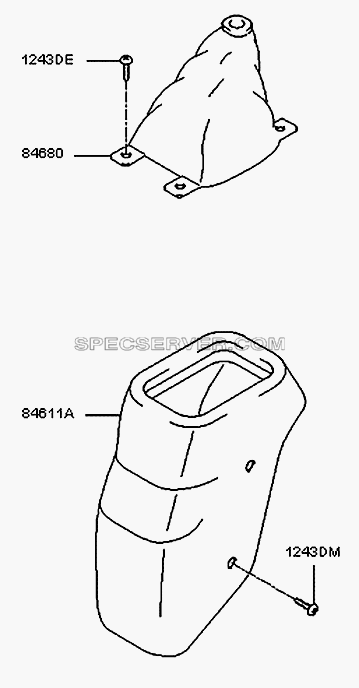 Передняя центральная консоль для H100 Porter (список запасных частей)