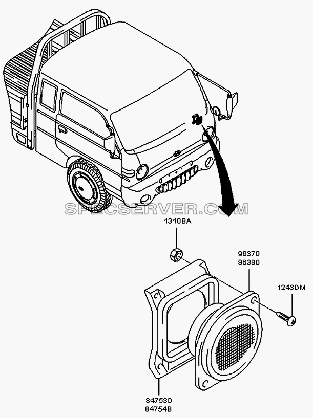Колонки для H100 Porter (список запасных частей)