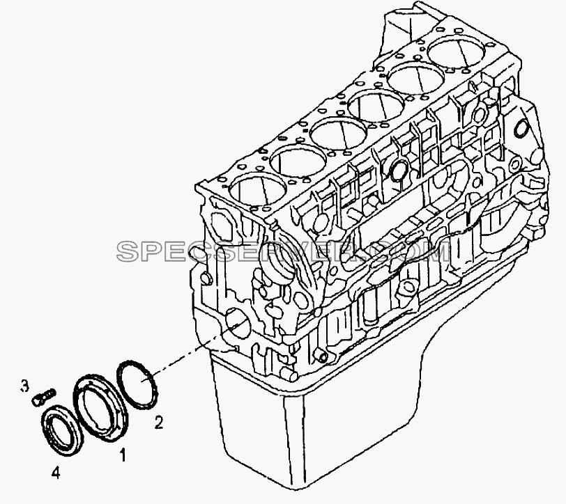 Передняя крышка картера для EuroTech CURSOR (список запасных частей)