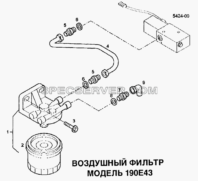 Воздушный фильтр для EuroTech CURSOR (список запасных частей)
