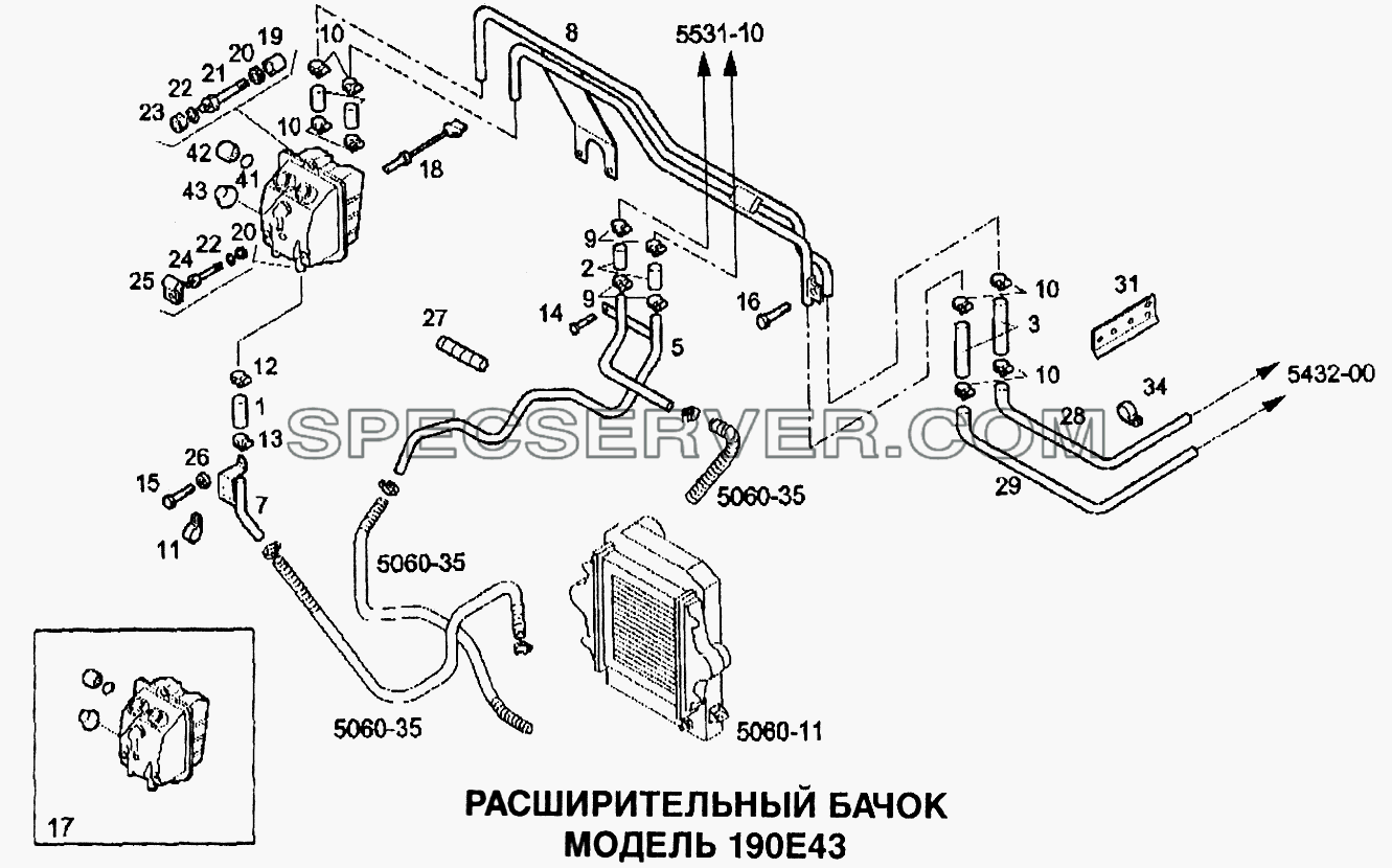 Расширительный бачок для EuroTech CURSOR (список запасных частей)