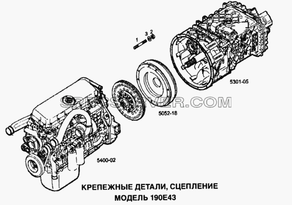 Крепежные детали сцепления для EuroTech CURSOR (список запасных частей)