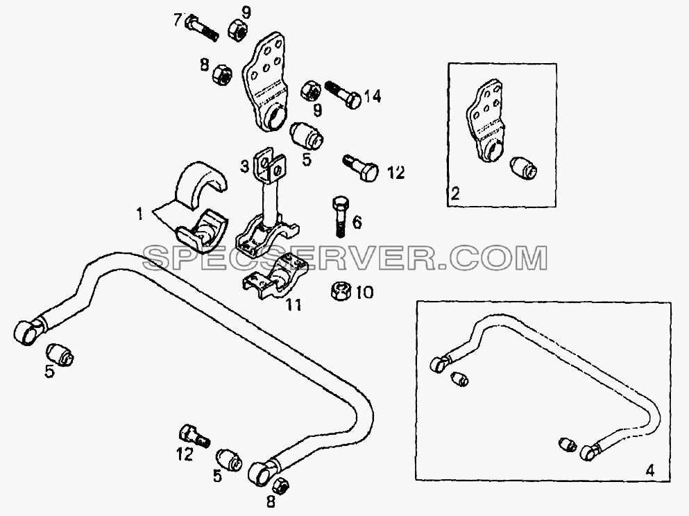 Задний стабилизатор для EuroTech CURSOR (список запасных частей)