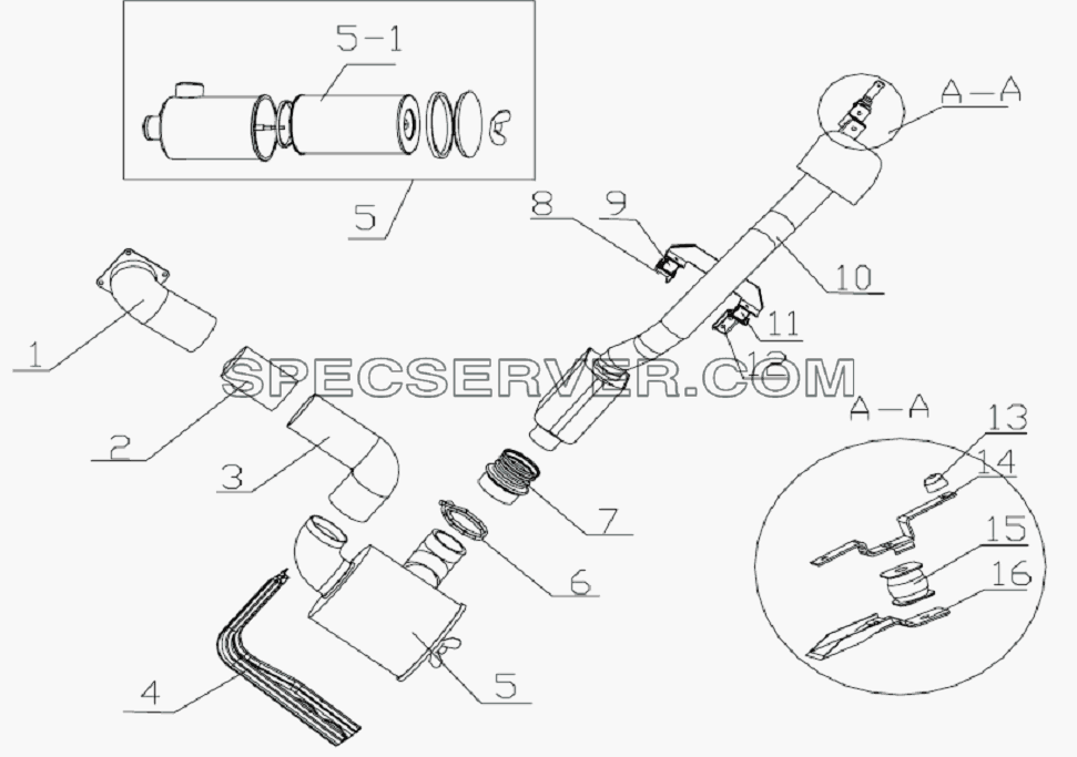 1109DF4JC Air-cleaner equipment для HFC 1020K-D126 (список запасных частей)