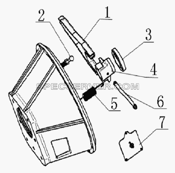 1602D4 Clutch controlling equipment для HFC 1020K-D126 (список запасных частей)