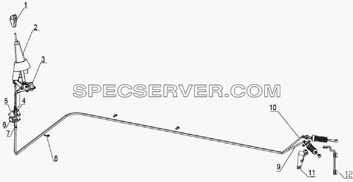 1703D124 Transmission shelves handing equipment для HFC 1020K-D126 (список запасных частей)