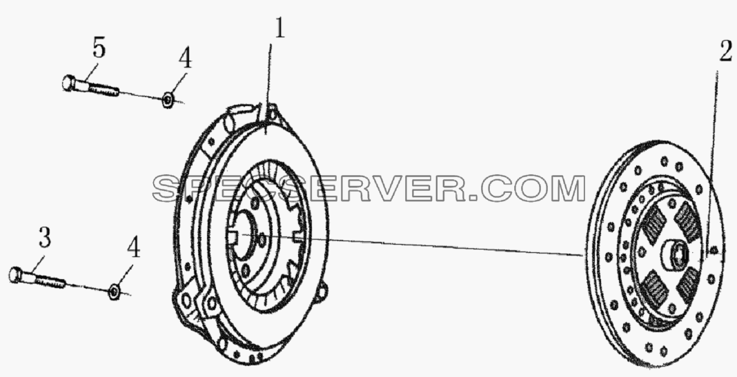 Clutch для HFC 1020K-D126 (список запасных частей)