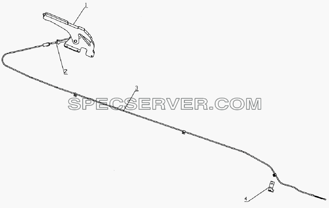 3508D4 Parking brake control system для HFC 1020K-D126 (список запасных частей)