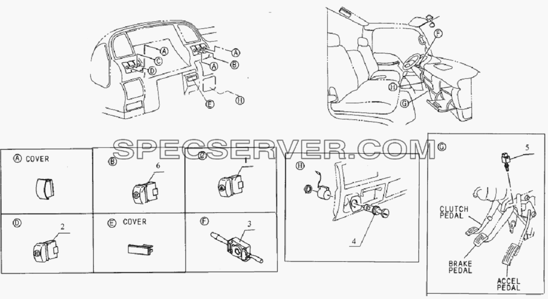 37D110 Electric equipment (IV) для HFC 1020K-D126 (список запасных частей)