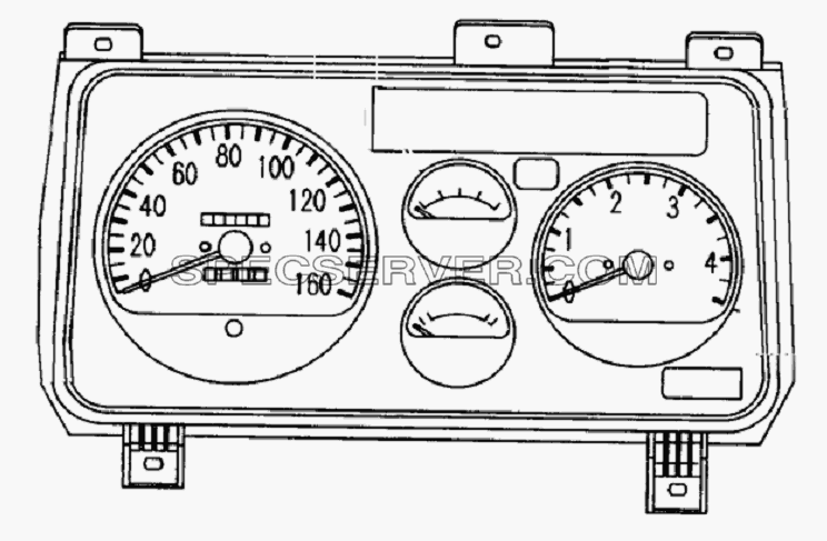 38D4JC Instruments для HFC 1020K-D126 (список запасных частей)
