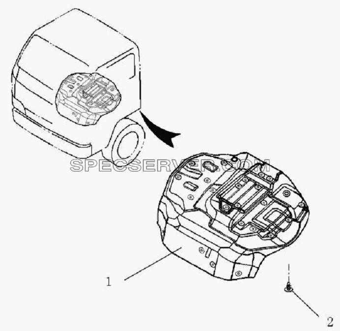 5110D800 Heat insulation mat ,driver'seat для HFC 1020K-D134 (список запасных частей)