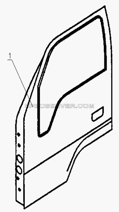 6100E0 Door equipment для HFC 1020K-D134 (список запасных частей)