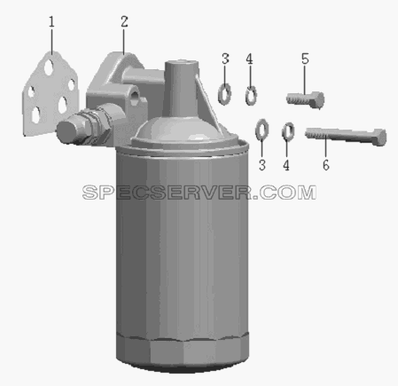 N485Q-26000 Oil filter assembly для HFC 1020K-D134 (список запасных частей)