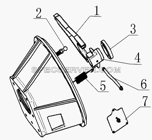 1602D4 Clutch controlling equipment для HFC 1020K-D134 (список запасных частей)