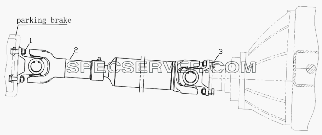 2200D4 Driving shaft equipment для HFC 1020K-D134 (список запасных частей)