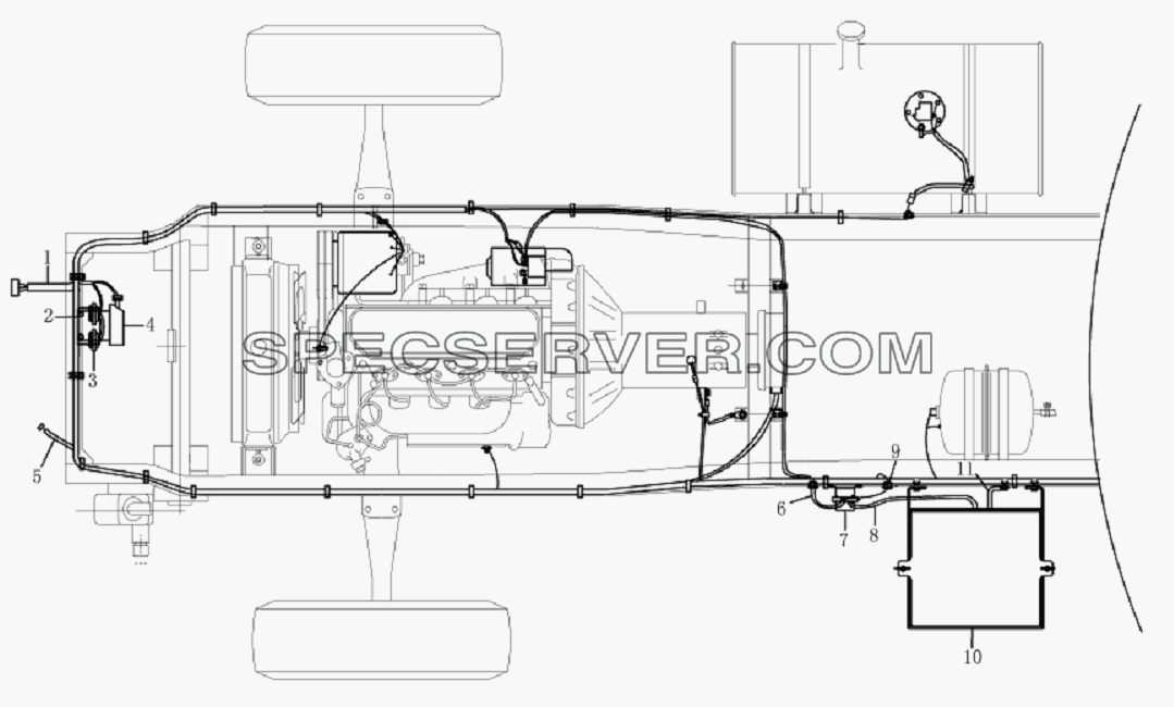 3700D134XZ1 Electric equipment для HFC 1020K-D134 (список запасных частей)