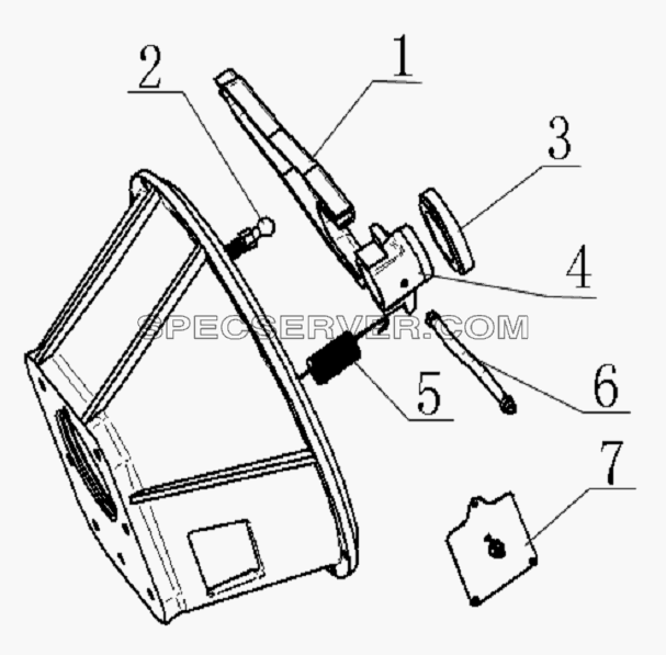 1602D4 Clutch controlling equipment для HFC 1020KR-D127 (список запасных частей)