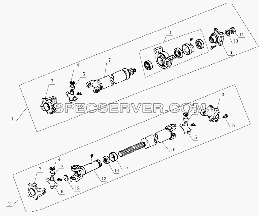 2200D2 Transmission equipment для HFC 1020KR-D127 (список запасных частей)