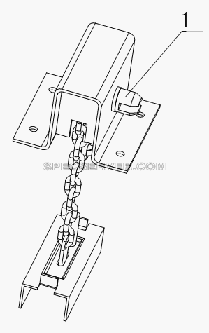 3105D4 Spare tire regulator system для HFC 1020KR-D127 (список запасных частей)