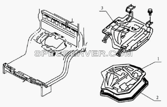 5107D0 Engine cover для HFC 1020KR-D127 (список запасных частей)