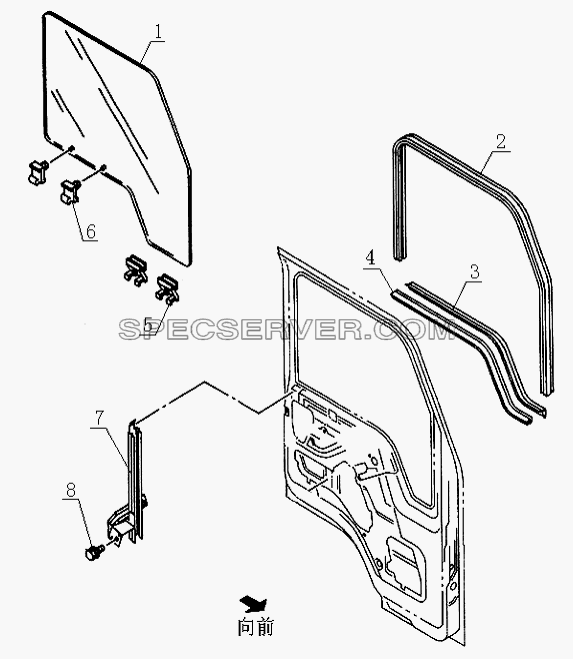 6103E0 Door glass для HFC 1020KR-D127 (список запасных частей)