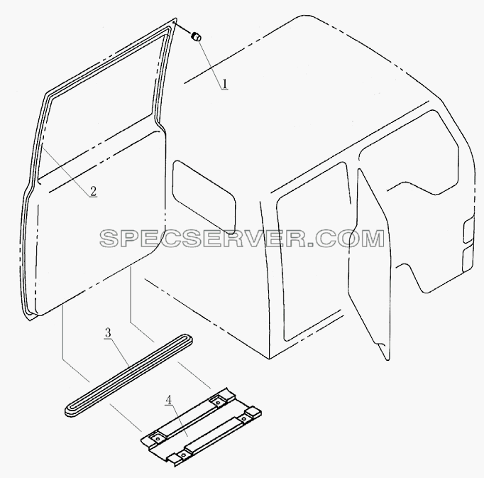 6207B3 Back-door seal parts для HFC 1020KR-D127 (список запасных частей)
