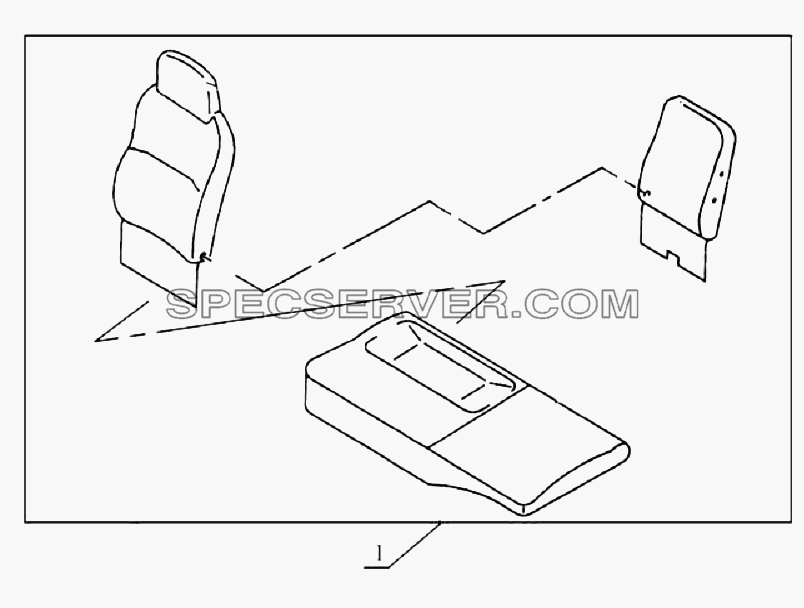7200D4-sg0 Double seat для HFC 1020KR-D127 (список запасных частей)