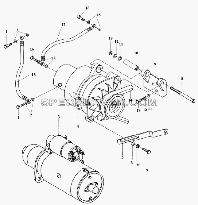 Electrical system для HFC 1020KR-D127 (список запасных частей)