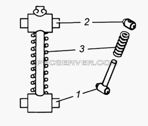 53205-5713051 Рычаг в сборе для КамАЗ-4350 (4х4) (список запасных частей)