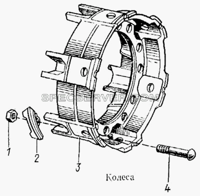 Колеса для КамАЗ-5315 (список запасных частей)