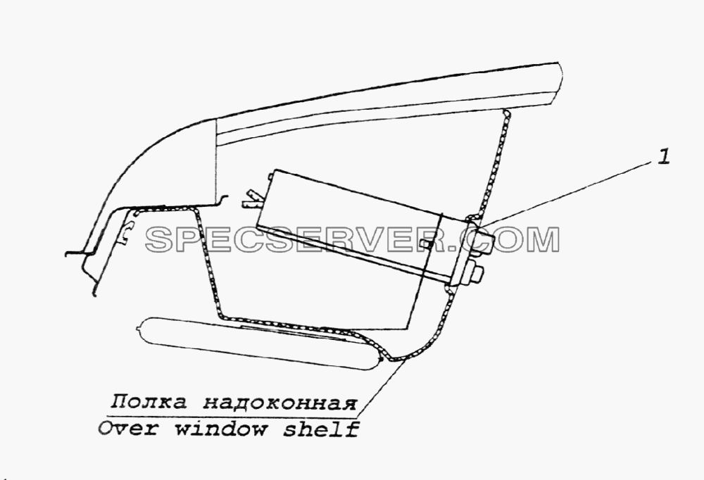 Установка автомагнитолы для КамАЗ-65226 (список запасных частей)