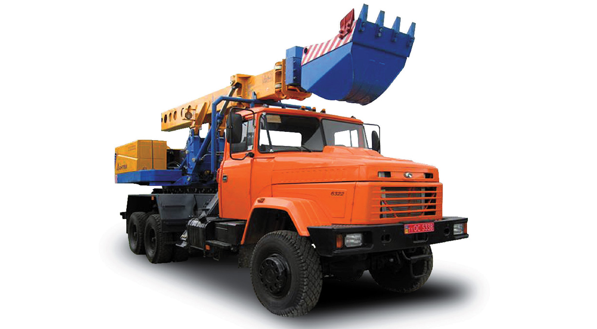 Автоэкскаватор KpA3-6322-EW-25-M1 «Антей» - технические характеристики