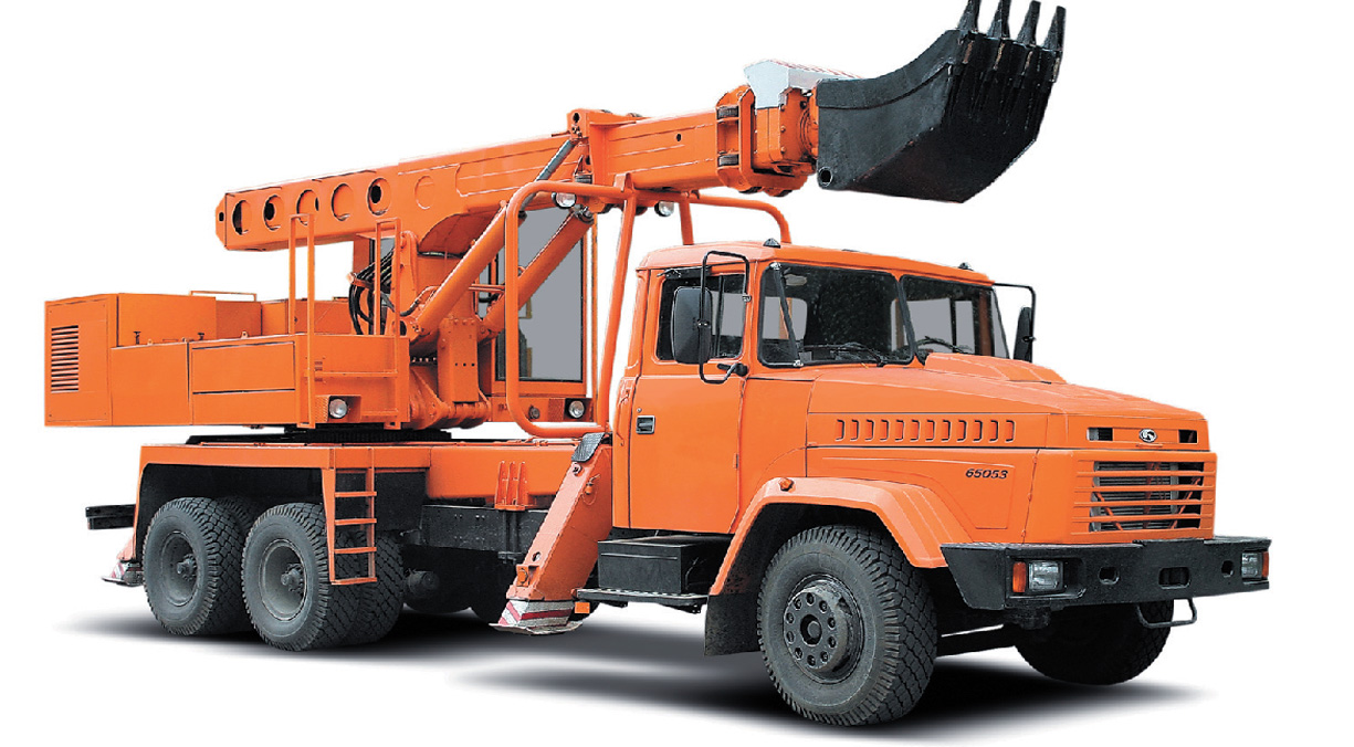 Автоэкскаватор KpA3-65053-UDS-114R - технические характеристики