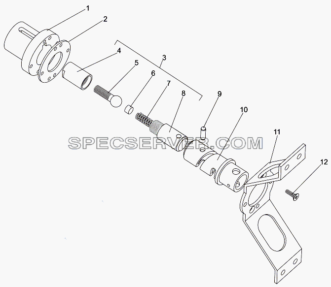 Балка 7930-8104380 для МЗКТ-7930-200 (список запасных частей)