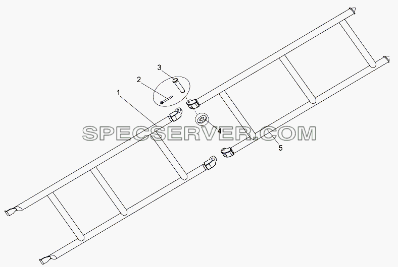 Трап 543-8210110 для МЗКТ-7930-200 (список запасных частей)