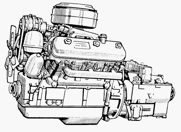 Двигатель ЯМЗ-236 для МАЗ-504В (список запасных частей)