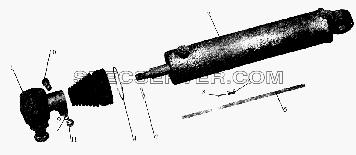 Цилиндр для МАЗ-5440 (список запасных частей)