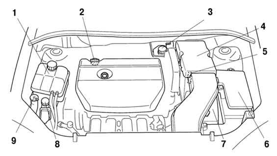 1.1.5 Подкапотное пространство Mazda 3