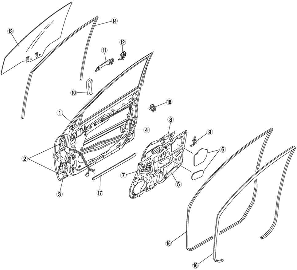8.2.7 Двери Mazda 3
