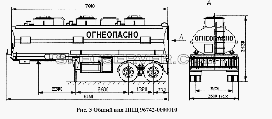 Общий вид ППЦ 96742-0000010 для НефАЗа-96741 (список запасных частей)
