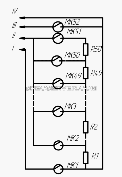 96742-3827010Э3 Датчик уровня жидкости. Схема электрическая для НефАЗа-9693-10 (список запасных частей)