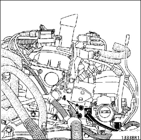 3. Впускной коллектор Renault Kangoo 1997-2007