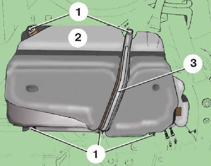 4.4 Снятие и установка топливного бака Skoda Fabia 2000-2007 года