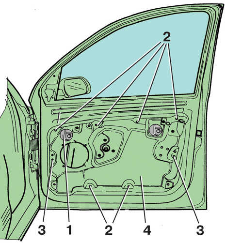 11.2.4 ������ � ��������� ����� Skoda Fabia 2000-2007 ����