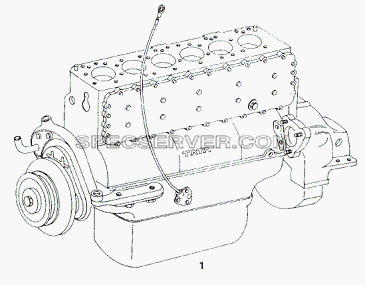 ENGINE для LP/LPT 613 LHD (список запасных частей)