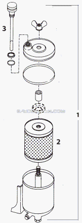 POWER STEERING HYDRAULIC TANK (ZF) для LP/LPT 613 LHD (список запасных частей)